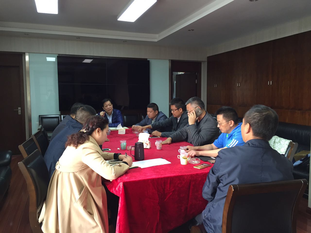 武汉混凝土协会召开会长会10.25