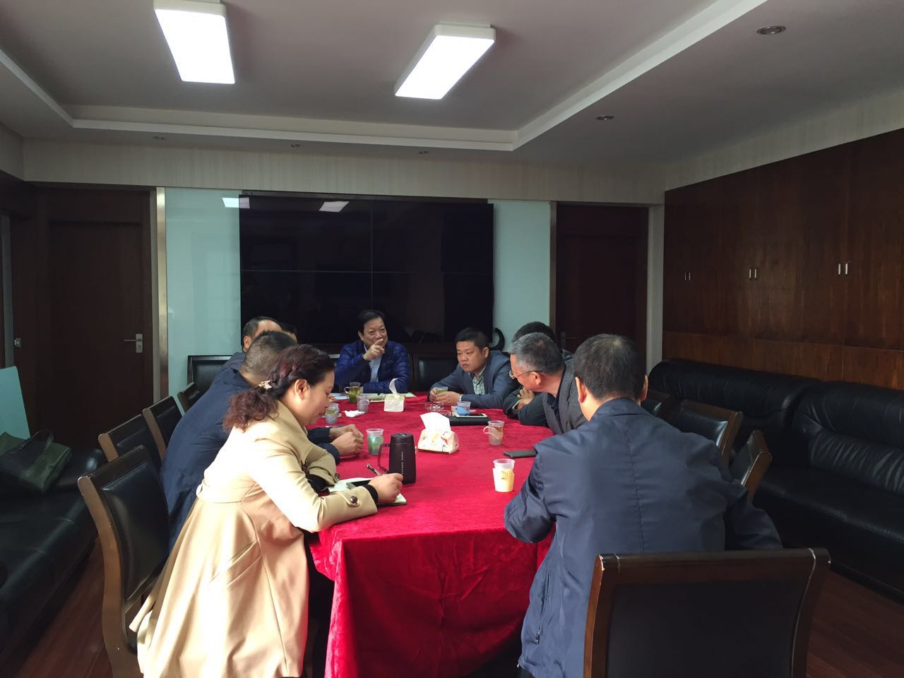 武汉混凝土协会召开会长会10.25